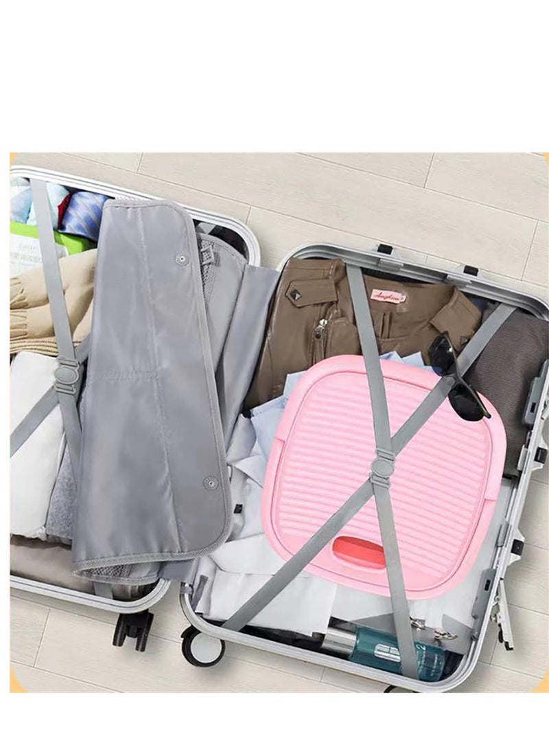Portable Mini Folding Clothes Washing Machine, Bucket Automatic Mini Household Underwear Foldable Bucket Washer Baby Clothes Washing Machine - Image 4